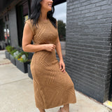 Wandering Intricate Knit Dress