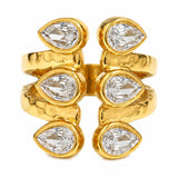 Luxe Teardrop Statement Ring