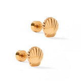 Marina Shell Screwback Studs