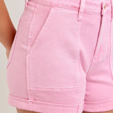 Sweet Escape High-Rise Double Cuff Weekender Shorts