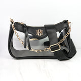 Cassidy Clear Crossbody Black
