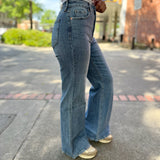 Tummy Control High Rise Palazzo Jeans