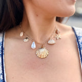 Sealife Shell Charm Necklace