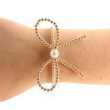 Gold Bow Bracelet
