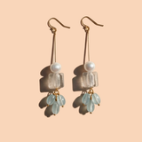 Marielle Pearl Drop Earrings – 18K Gold Plated