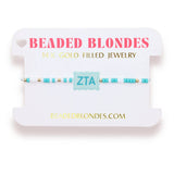 Alpha Block Bracelet On Color