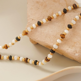 Dakota 18K Gold Beaded Boho Necklace