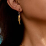 Nibe Coastal Catch Hoop Earrings