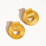 Candela Stripe Hoops