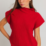 Bold Moves Turtleneck Sweater Vest