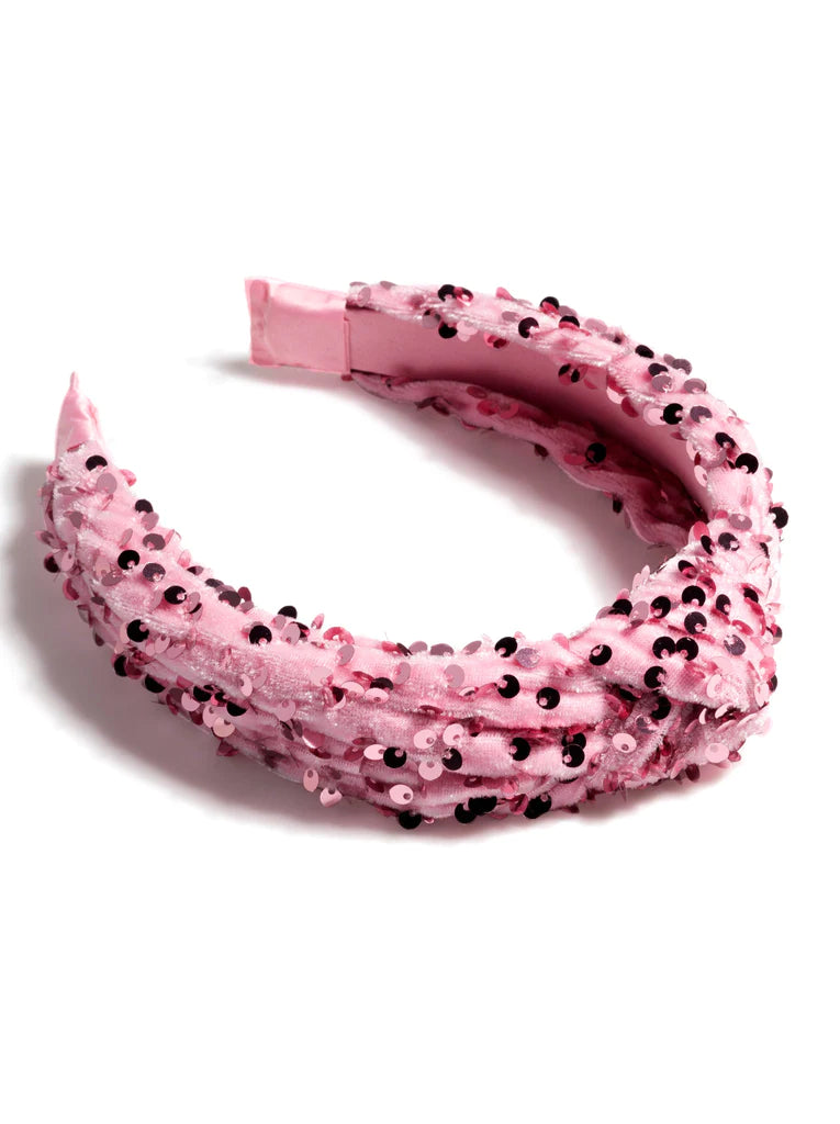 Knotted Sequin Headband - Multiple Colors