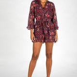Midnight Bloom Ember Romper