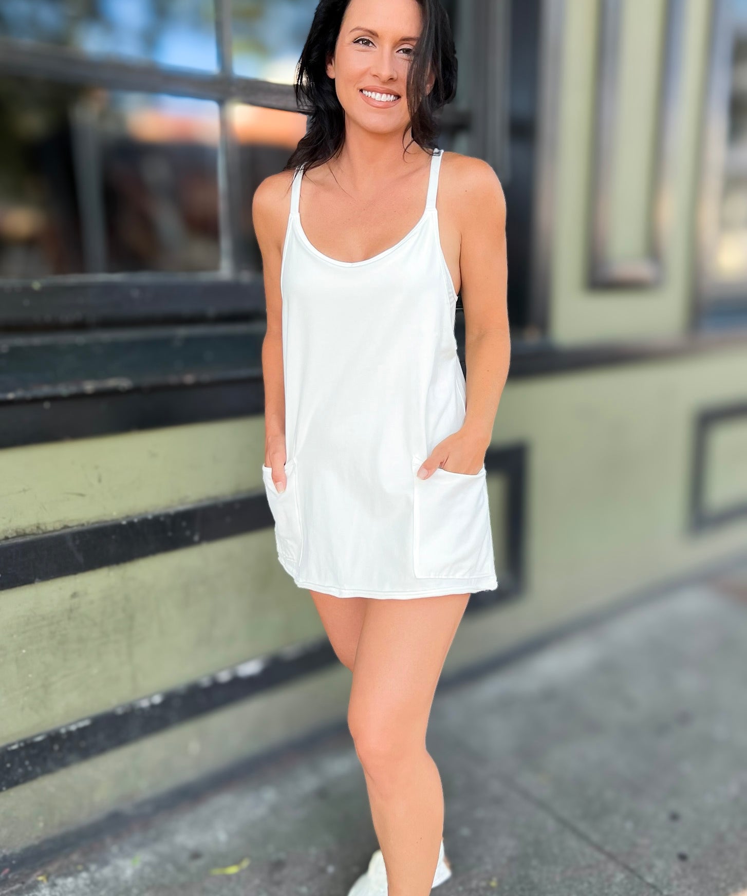 Hot Shot Mini Dress - White Firefly Boutique Hot Shot Mini Dress - White Firefly Boutique
