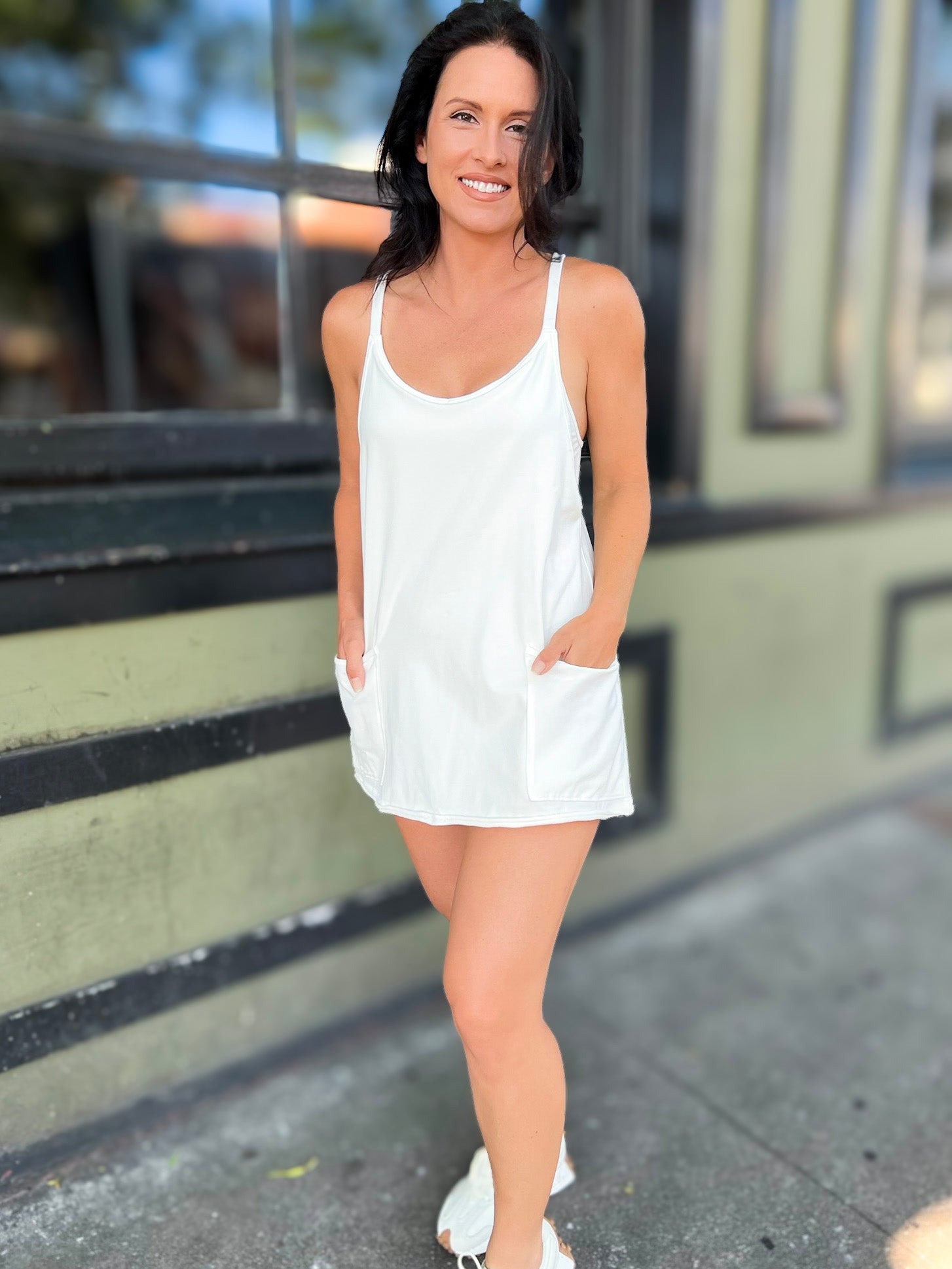 Hot Shot Mini Dress - White Hot Shot Mini Dress - White