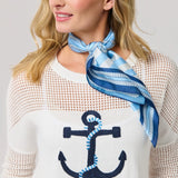Coastal Scarf - Blue