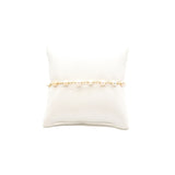 Gold Beth Pearl Charm Bracelet