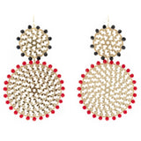 Red & Black Prague Earrings