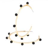 Black & Gold Harlow Earrings