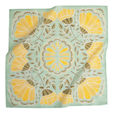 Hazel Yellow Floral Cotton Bandana