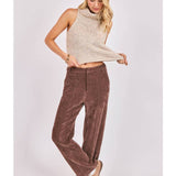 Oatmeal Saylor Turtleneck Slv/Less Sweater
