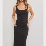 Sleek Silhouette Midi Dress