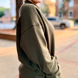 Army Olive Soft Surf Wash Mockneck