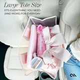 Ballet Pink Bow Jelly Tote Bag