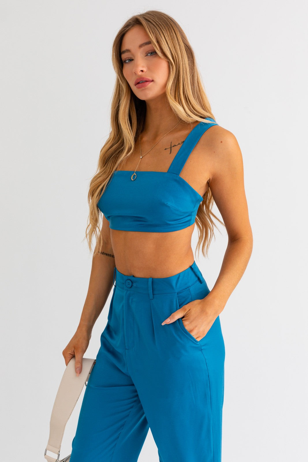 House Of Blues Crop Top