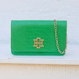 Bryn Clutch/Crossbody Kelly Green EC