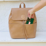 Bennett Backpack Woven Tan