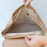 Bennett Backpack Woven Tan