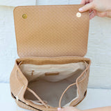 Bennett Backpack Woven Tan