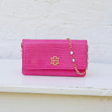 Brynleigh Clutch Crossbody Hot Pink EC