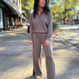 Spanx Airessentials Half Zip - Mineral