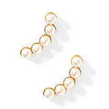 Screwback Stud Earrings - Abigail Pearl