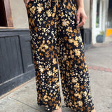 With Ease Printed Wide-Leg Pants