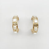 Vintage Glow Pearl Drop Earrings