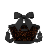 Tortoiseshell Bow Mini Jelly Cooler Tote Bag