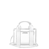 Game Day Clear Stadium Crossbody Jelly Bag - Silver Chrome