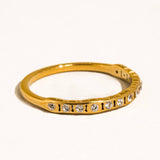 Flair Thin Cz Band Ring