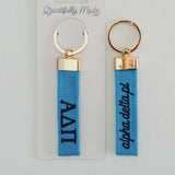 Alpha Delta Pi Embroidered Keychain, Sorority