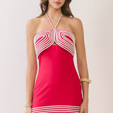 Scarlet Riviera Halter Mini Dress