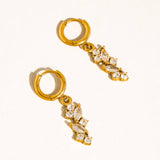 Celestial Spark CZ Drop Earrings