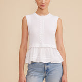 Millie Muse Mixed Media Top