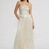 Clementina Peplum Dress