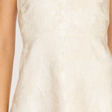 Barbara Beige Strapless Top