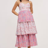 Paisley Tiered Maxi Dress