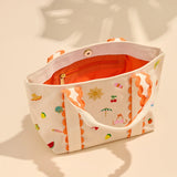 Summer Icons Mini Tote - Natural