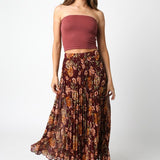 Timeless Pleat Midi Skirt