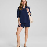 Spanx Airessentials Oversized Button Down - Timeless Navy